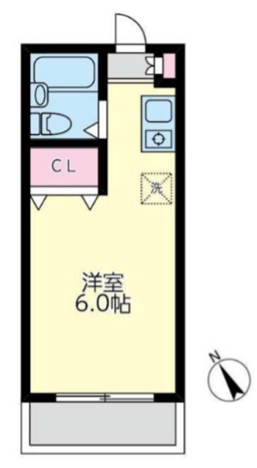 サザン東海岸Ａ  209号室 間取り