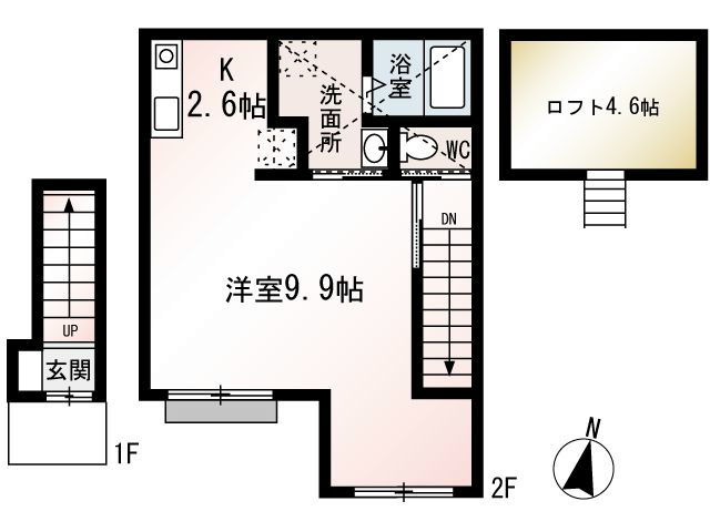 ラグーナ茅ヶ崎 202号室 間取り