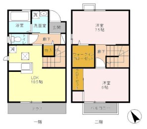 グレイス鎌倉A 005号室 間取り