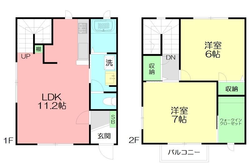 ウィスマ・セナン 1号室 間取り