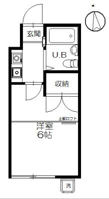 司ハウス辻堂 104号室 間取り