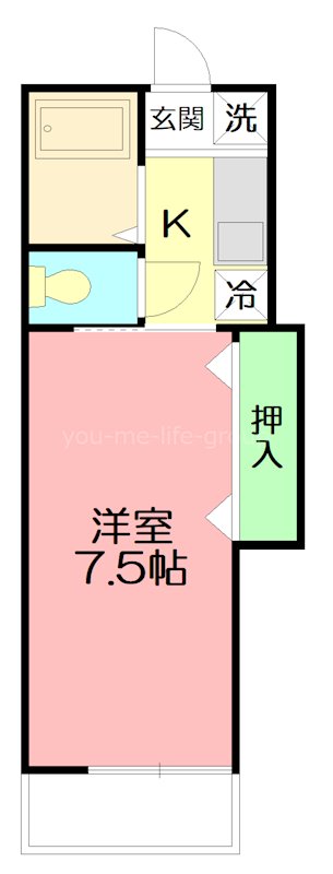 フィールド 204号室 間取り