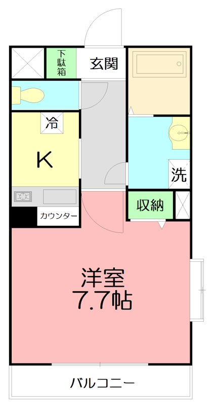 マーレTAKEI四番館 301号室 間取り