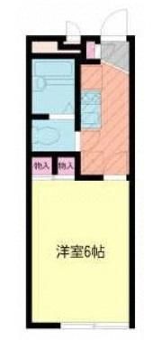 206号室 間取り