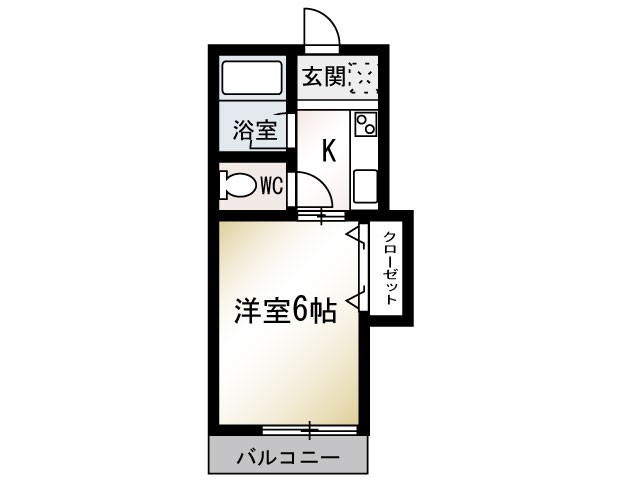 スペース上大槻 202号室 間取り