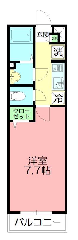 リブリ・スフィーダ 207号室 間取り