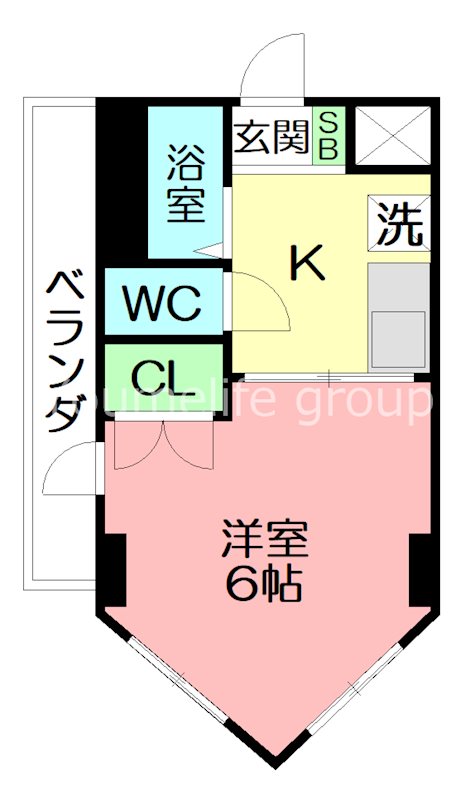 アベニュー三田 201号室 間取り