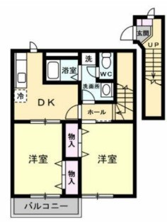 ノーブルパレスA棟 203号室 間取り