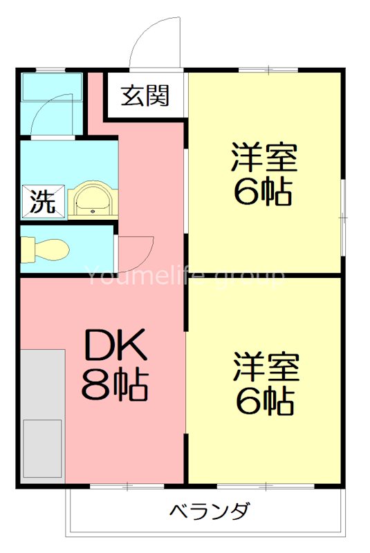ノネット 203号室 間取り