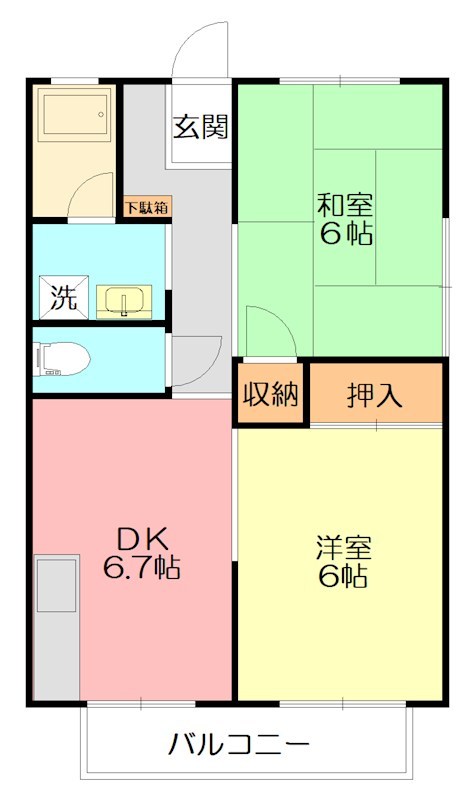 ノネット 203号室 間取り