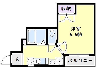 KADOKURA10 501号室 間取り