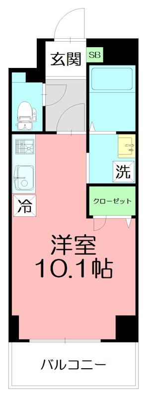 スカーレット 103号室 間取り
