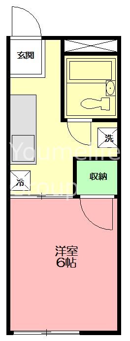 プリオル実方 201号室 間取り