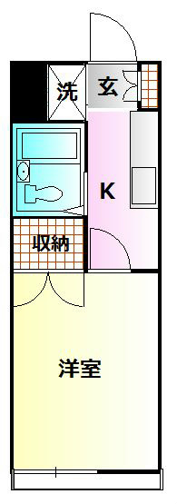 NAKAパレス2 205号室 間取り