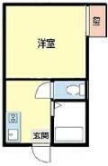 クロノス秦野 103号室 間取り