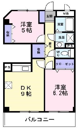 トゥールアブニール 304号室 間取り