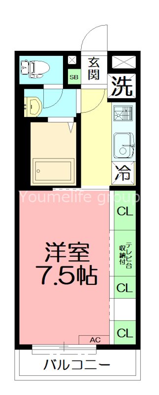 リブリ・エトワール湘南 201号室 間取り
