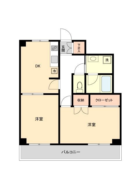 コンフォート本郷台Ｂ棟 308号室 間取り