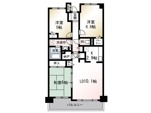 セピア湘南 404号室 間取り