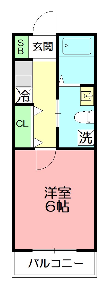 Felice辻堂 105号室 間取り