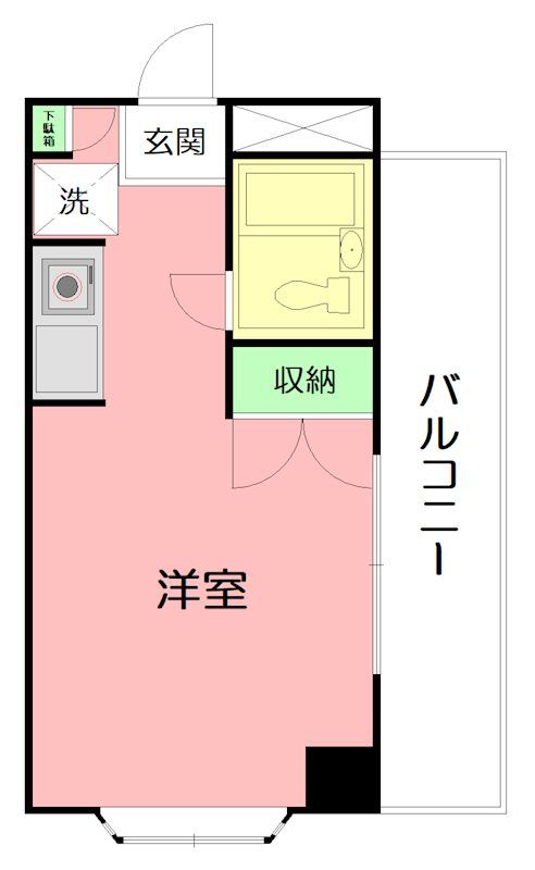 ドムール平塚第3  405号室 間取り