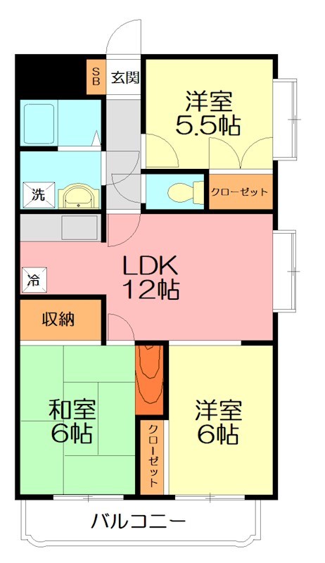ラフィーネ湘南壱番館 301号室 間取り