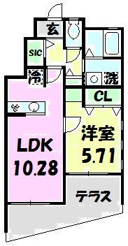 HILL SIDE マルシⅡ 間取り