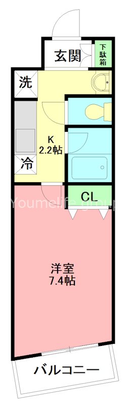 鎌倉服部ビル 202号室 間取り