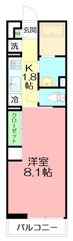 リブリ・コウゲン鎌倉 302号室 間取り