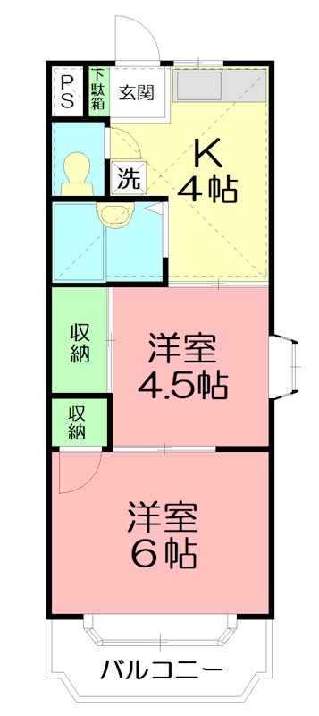 ジュネパレス鎌倉第3 101号室 間取り