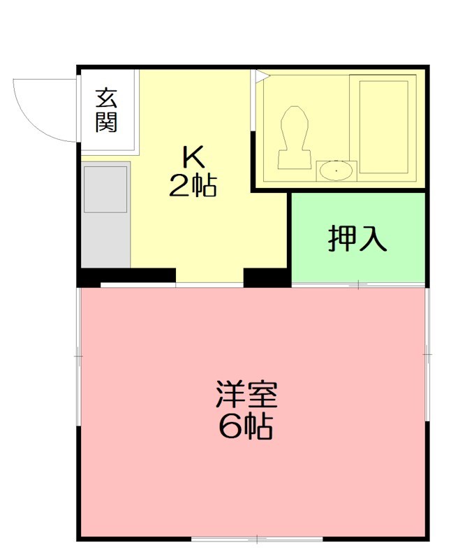 ビラ湘南 201号室 間取り