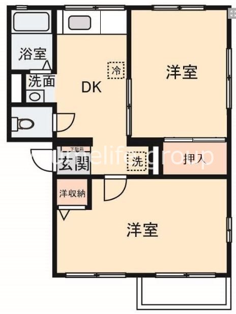 シティハイム湘南 202号室 間取り