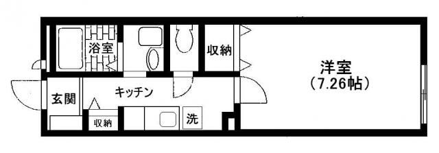 アミー湘南 103号室 間取り