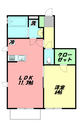 コーラル鵠沼海岸 102号室 間取り
