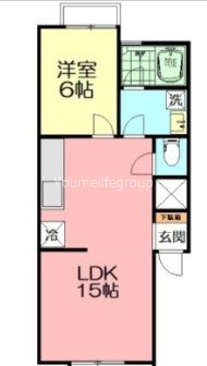 ヴィラ・ロータス 202号室 間取り