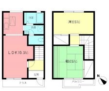 リバーサイド2  102号室 間取り