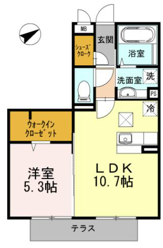 アルシオーネコートA 306号室 間取り