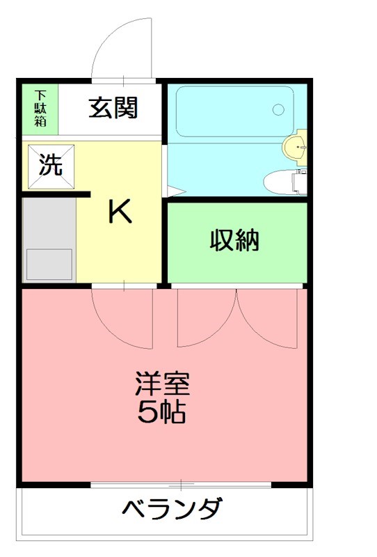 アルテール 204号室 間取り