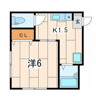 Brighton（ブライトン） 101号室 間取り