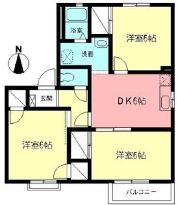 マルベリーE 201号室 間取り