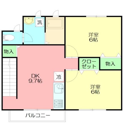 アールコート樅 101号室 間取り