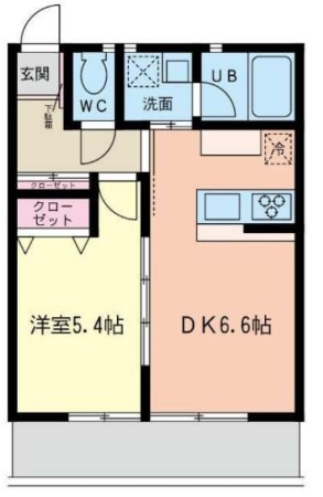 ルナージュ弐番館 101号室 間取り