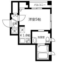 ＨＫ渋谷駅前ビル 201号室 間取り