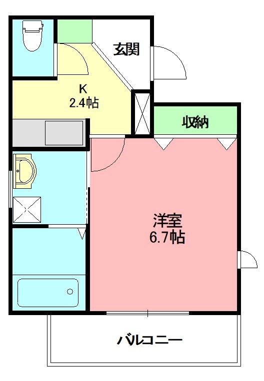 ビエント湘南 101号室 間取り