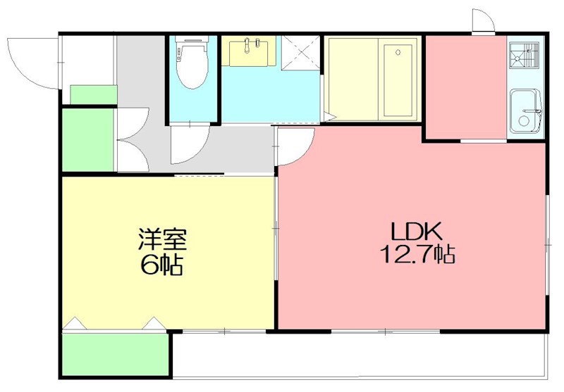 メゾン鵠沼 202号室 間取り