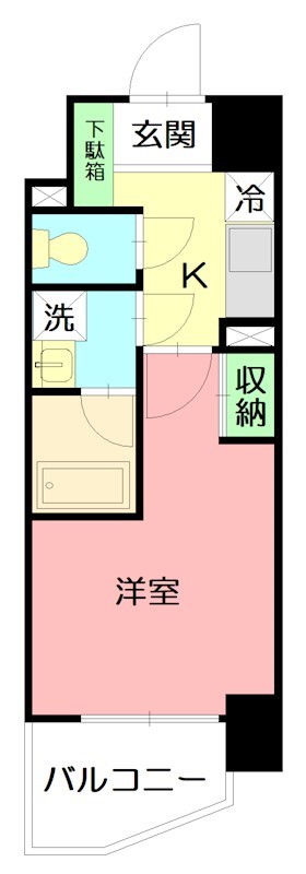 FUJISAWA　INN＆SUITES 1006号室 間取り
