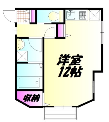 サンブリーズ 202号室 間取り