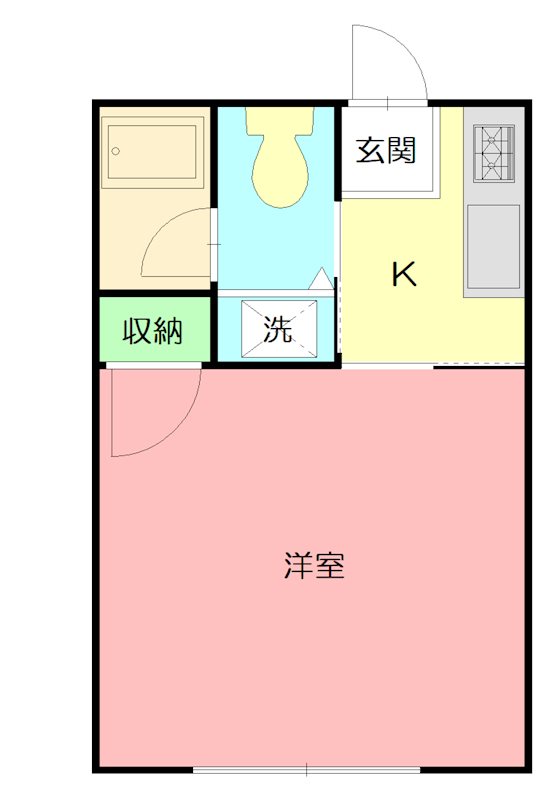 コンフォート真田 203号室 間取り