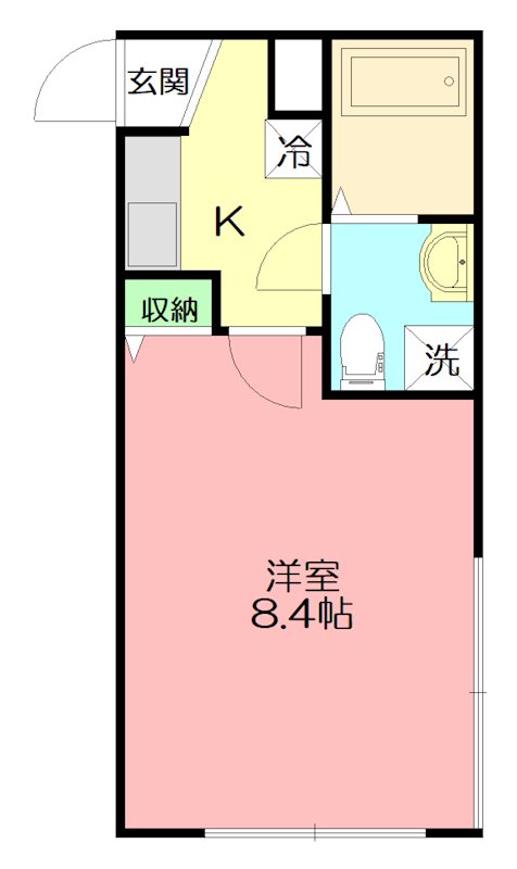 f・スタイリオ小田原 203号室 間取り