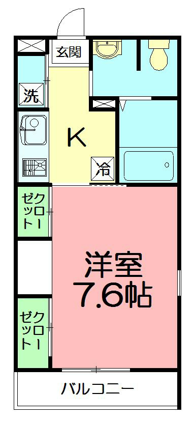 リブリ・オーシャンサイド 103号室 間取り
